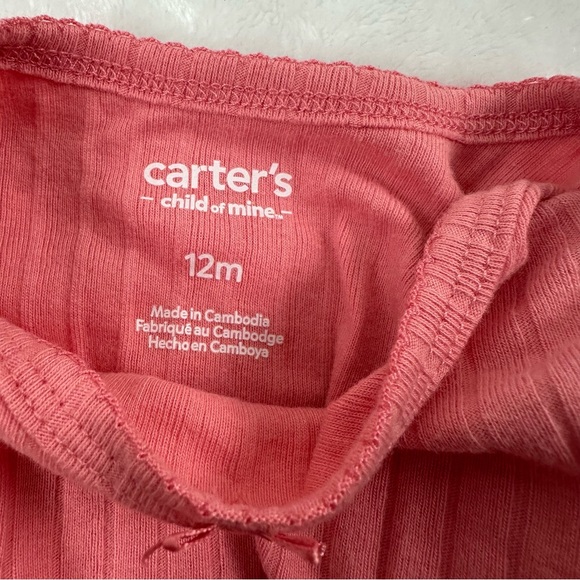 Oshkosh B'Gosh Size 12 Mo Denim Dress & Romper Bundle Summer Cowgirl Country - Picture 5 of 5